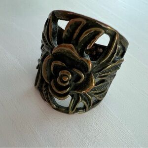 Gold Tone Bohemian Fashion Ring
